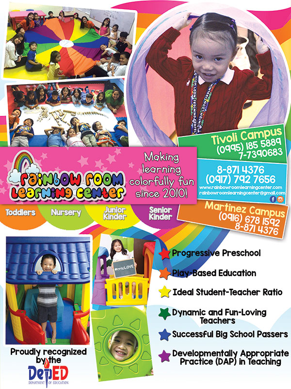 Pre-School in Mandaluyong City Rainbow Room Learning Center